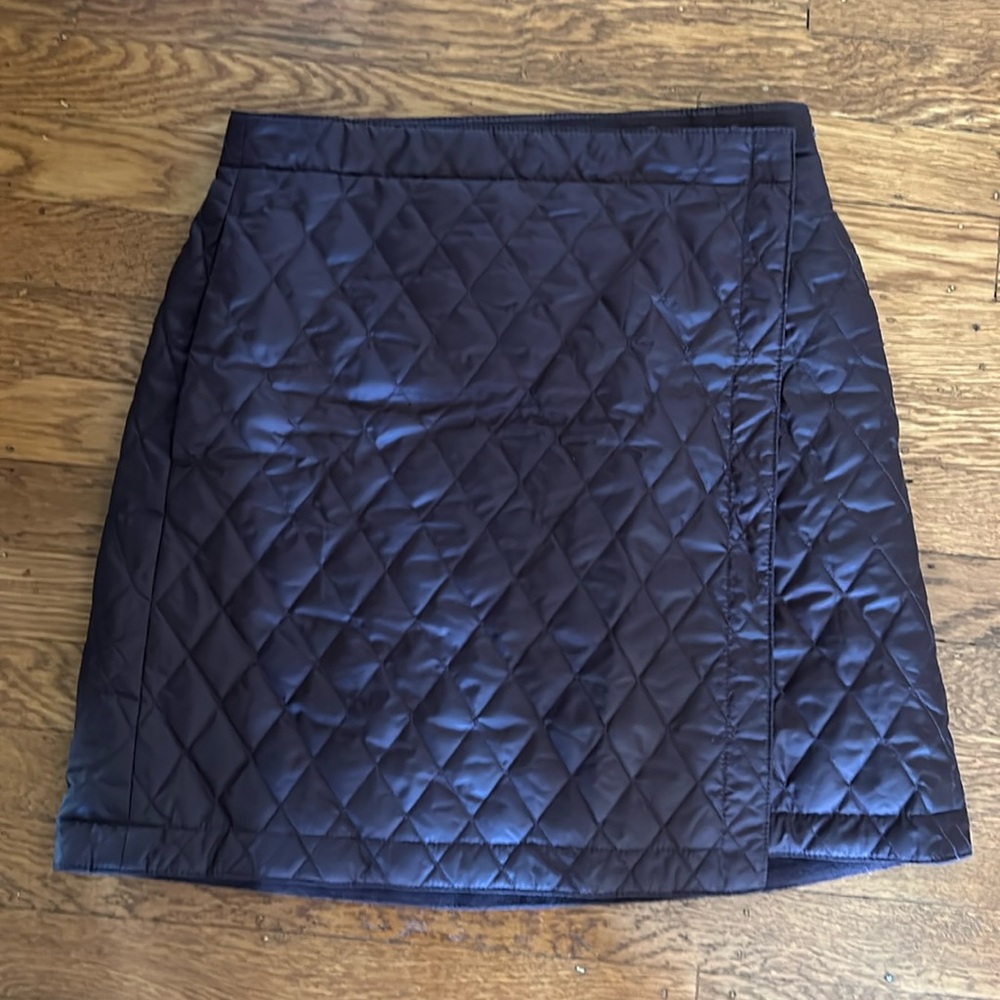 Quilted fleece lined skirt